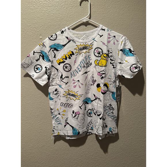 NWT Disney Parks Up Fashion T-Shirt Doug Kevin Sz KIDS XL Adult S/M - Picture 5 of 5